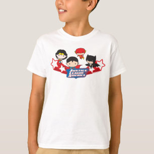 T-shirt Les étoiles de la Chibi Justice League of America