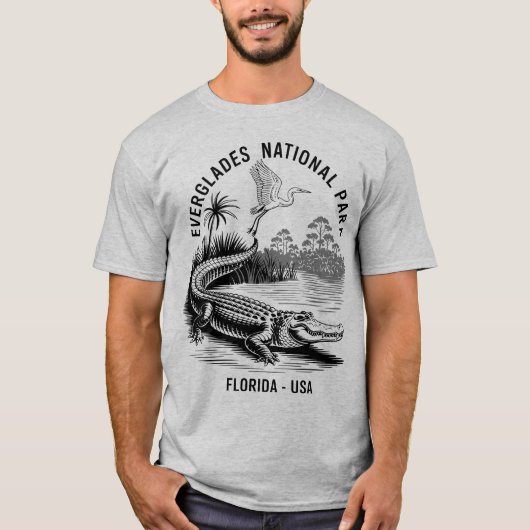 T-shirt Les Everglades (Devant)