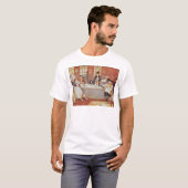 T-shirt Les expériences de Benjamin Franklin avec (Devant entier)