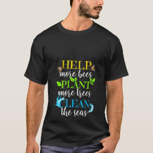T-shirt Les Femmes Aident Plus D'Abeilles De l'environneme