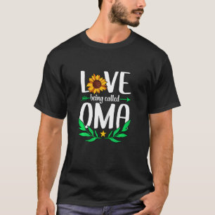 T-shirt Les Femmes Aiment Être Appelée Oma Maman Femmes Fê