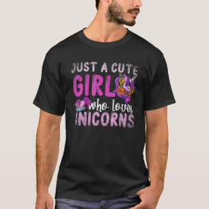T-shirt Les Femmes Animales Magiques Juste Une Mignonne Fi