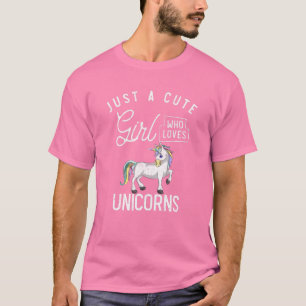T-shirt Les Femmes Animales Magiques Juste Une Mignonne Fi