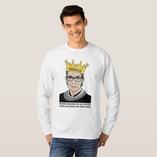 T-shirt Les femmes appartiennent à tous les endroits où le (Devant entier)