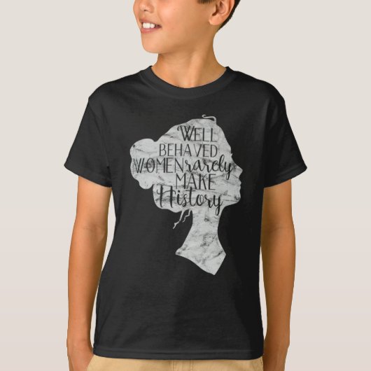 T-shirt Les Femmes Bien Comportées Font Rarement Le Mois D (Devant)