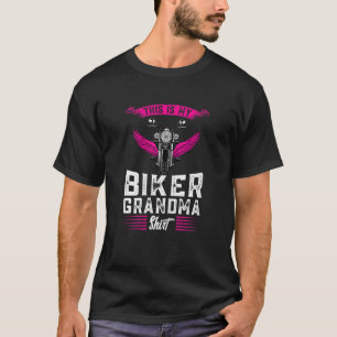 T-shirt Les femmes c'est ma grand-mère motocyclette