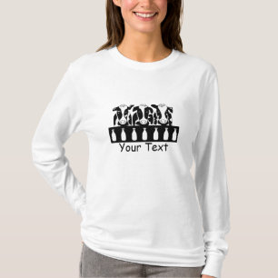 T-shirt Les femmes d'affaires de vache, la longue chemise