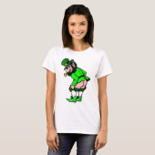 T-shirt Les femmes de Leprechaun Mooning (Devant entier)