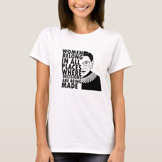 T-shirt Les femmes de RBG Ruth Bader Ginsburg (Devant)
