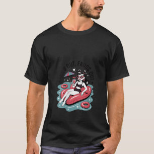 T-shirt Les femmes d'été soleil s dehors pisse dehors l'ét