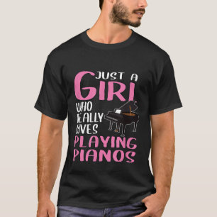 T-shirt Les FEMMES Don Juste Une Fille Qui Aime Vraiment J