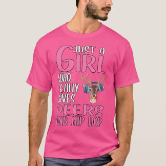 T-shirt Les FEMMES Don Juste Une Fille Qui Aime Vraiment L