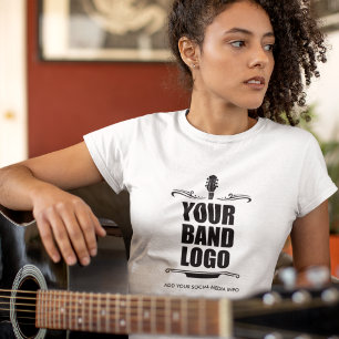 T-shirt Les femmes du logo de votre bande
