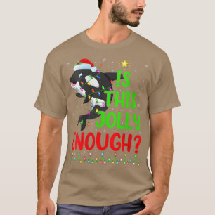 T-shirt Les Femmes Éclairent L'Arbre De Noël Est Ce Jolly 