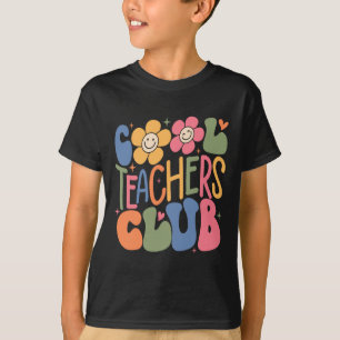 T-shirt Les Femmes Enseignantes Cool Club Enseignants Reto