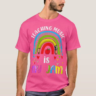T-shirt Les Femmes Enseignantes Retour À L'École Arc-En-Ci