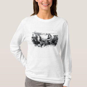 T-shirt Les femmes et les enfants faisant des chaussures