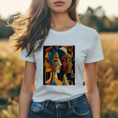 T-shirt Les femmes face
