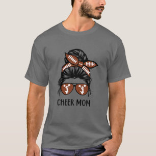 T-shirt Les Femmes Félicitent Maman Football Fille Cheerle