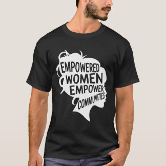 T-shirt Les femmes féministes habilitées à autonomiser les