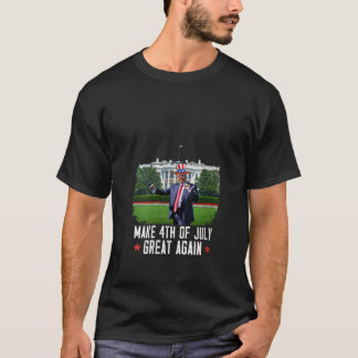 T-shirt Les femmes font 4 juillet grand à nouveau Trump Da