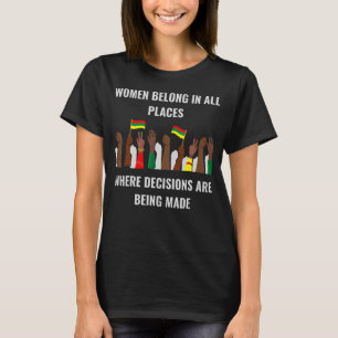 T-shirt Les Femmes Font Partie Des Pays Où Les Décisions S