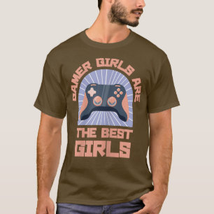 T-shirt Les femmes gamer les filles sont les meilleures fi