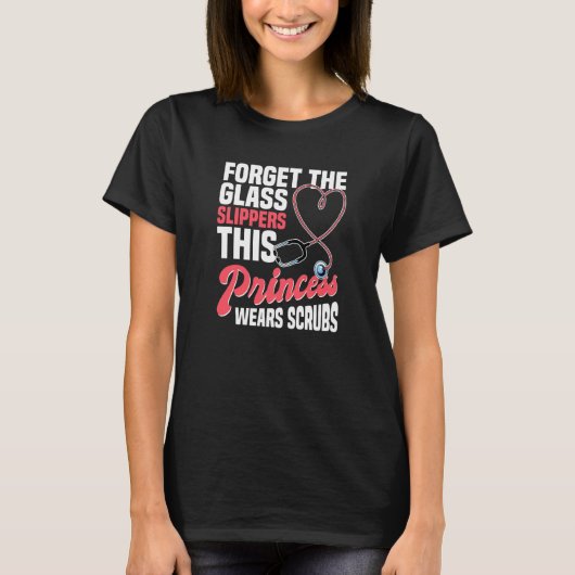 T-shirt Les Femmes Infirmières Cette Princesse Porte Des É (Devant)