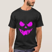 T-shirt Les femmes Jack-o'-lantern font face à un hallowee (Devant)