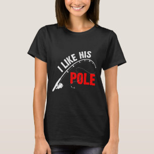 T-shirt Les Femmes J'Aime Son Polonais Drôle Couples De Pê