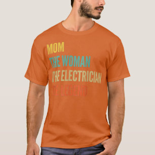 T-shirt Les Femmes La Mère La Femme L'Électricien L