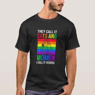T-shirt Les femmes l'appellent chats et les femmes je l'ap