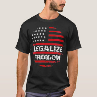 T-shirt Les femmes légalisent Liberté Pro Constitution Fie