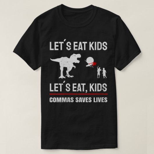 T-shirt Les Femmes Mangent Les Enfants Commas Sauvons Des  (Design devant)