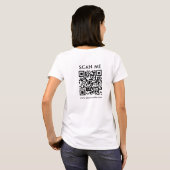 T-shirt Les femmes me scanner QR Code double face impressi (Dos entier)
