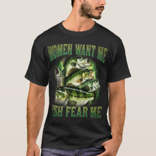 T-shirt Les femmes me veulent, les poissons me craignent V