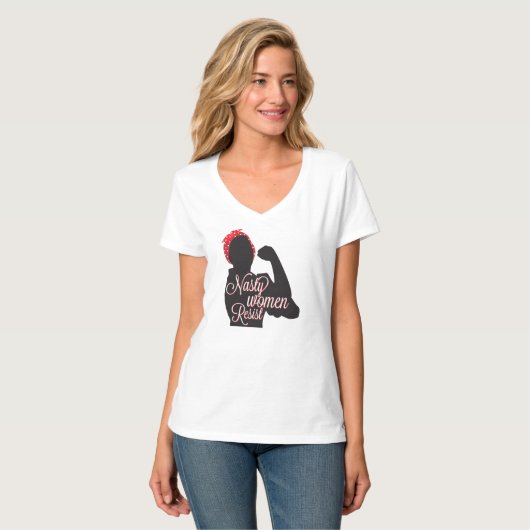 T-shirt Les femmes méchantes résistent (Devant entier)