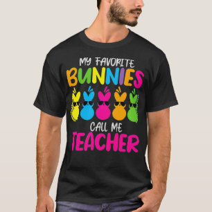 T-shirt Les FEMMES Mes Bunnies Favoris Appelez-Moi Profess