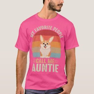 T-shirt Les FEMMES Mes Gens Favoris M'Appelent Tante Migno