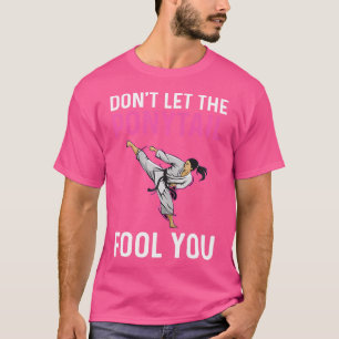 T-shirt Les Femmes Ne Laissent Pas La Queue De Ponytail Im