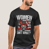 T-shirt Les femmes ne peuvent pas ce pompier mince Red Lin (Devant)