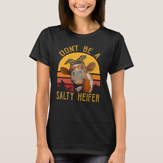 T-shirt Les femmes ne sont pas un fermier de vache Heifer  (Devant)