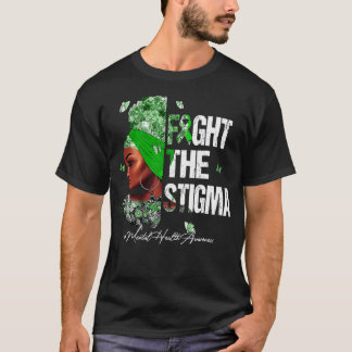T-shirt Les femmes noires combattent la Stigma Mental Heal