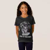 T-Shirt Les femmes noires s'accrochent à vos racines Histo (Devant entier)
