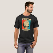 T-shirt Les femmes n'oublient jamais Pluto Retro Space Sci (Devant entier)
