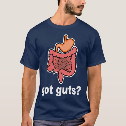 T-shirt Les femmes ont des intestins drôle Gastro-intestin (Devant)