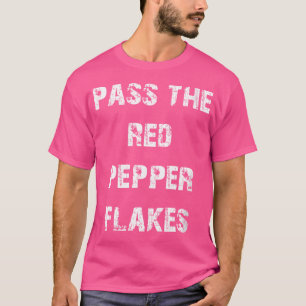 T-shirt Les Femmes Passent Les Flacons De Poivre Rouge