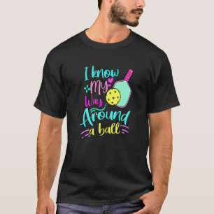 T-shirt Les Femmes Pickleball Je Connais Mon Chemin Autour