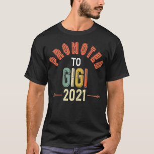 T-shirt Les Femmes Promues Bientôt D'Être Gigi 2021 Floral