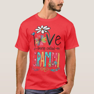 T-shirt Les Femmes Que J'Aime Être Appelée Grammi Cadeaux